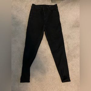 American Eagle, black, skinny jeans, size 8